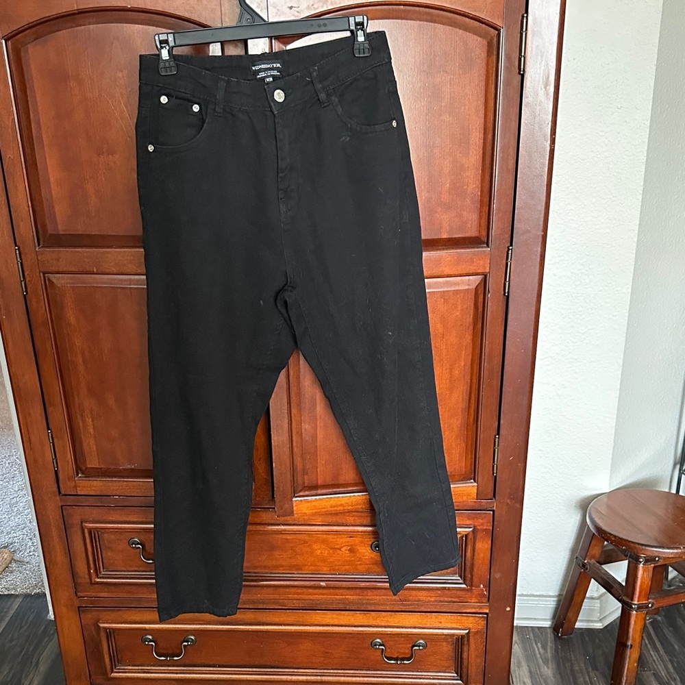 Wednesday’s Girl Black Denim straight leg Jeans